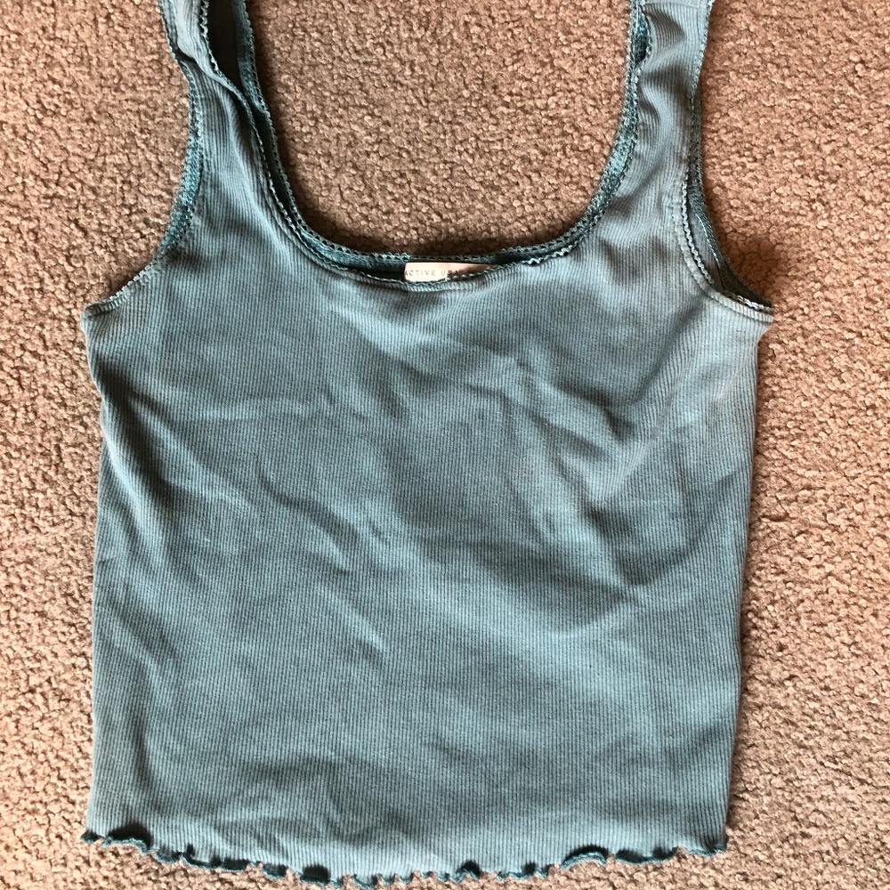 Womens Aqua tank top